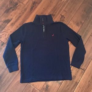 Nautica Zip Waffle Knit
